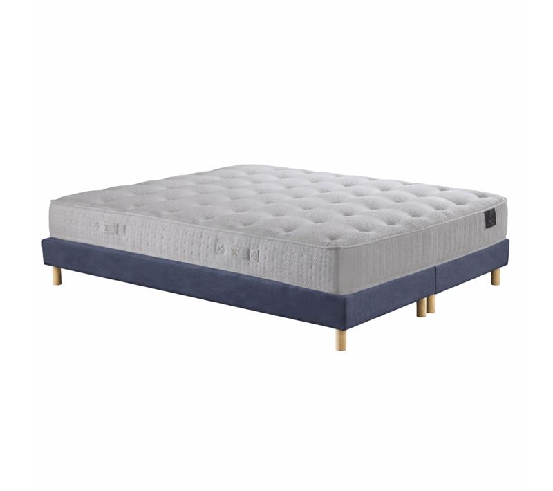 Matelas Hybride Pulsar Mémoire De Forme H27 Sommier Bleu