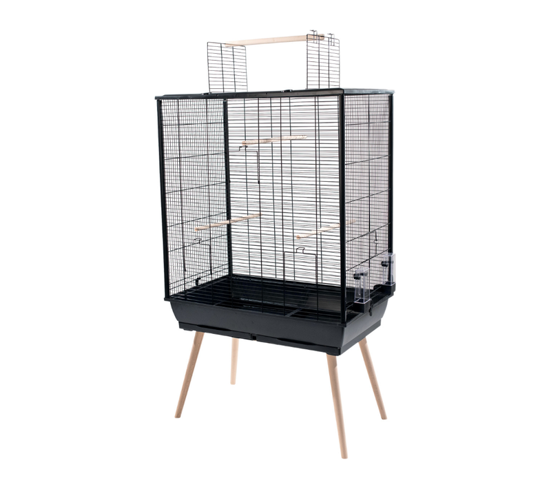 Cage À Oiseaux Neo Jili Xl Noir