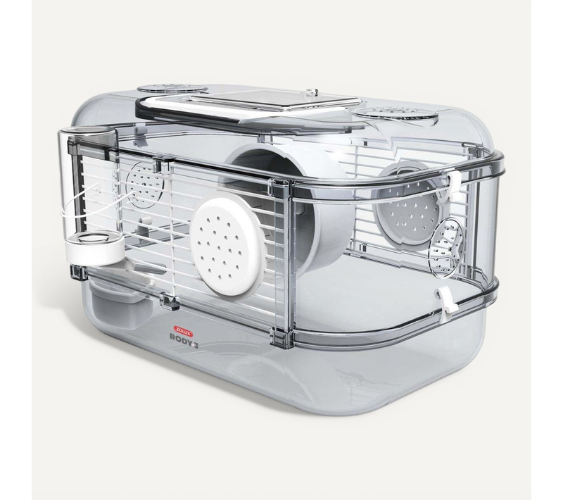 Cage Évolutive Module De Transport Pour Hamsters, Souris Et Gerbilles Rody3 Mini 33 X 21 X 18 Cm