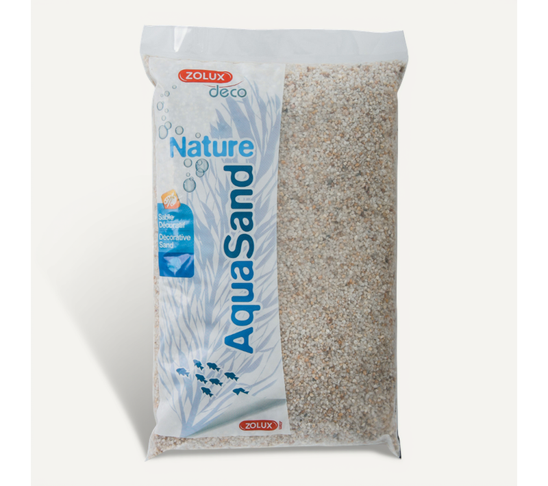Sol Décoratif Aquasand Quartz Blanc 5kg