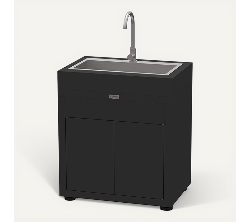 Meuble Évier Pour Cuisine Extérieure Le Marquier - Noir