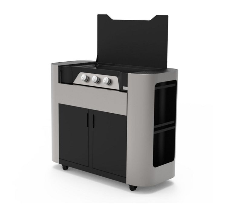 Plancha Gaz 7200w Plaque Fonte émaillée 75x40cm - PCxg375d