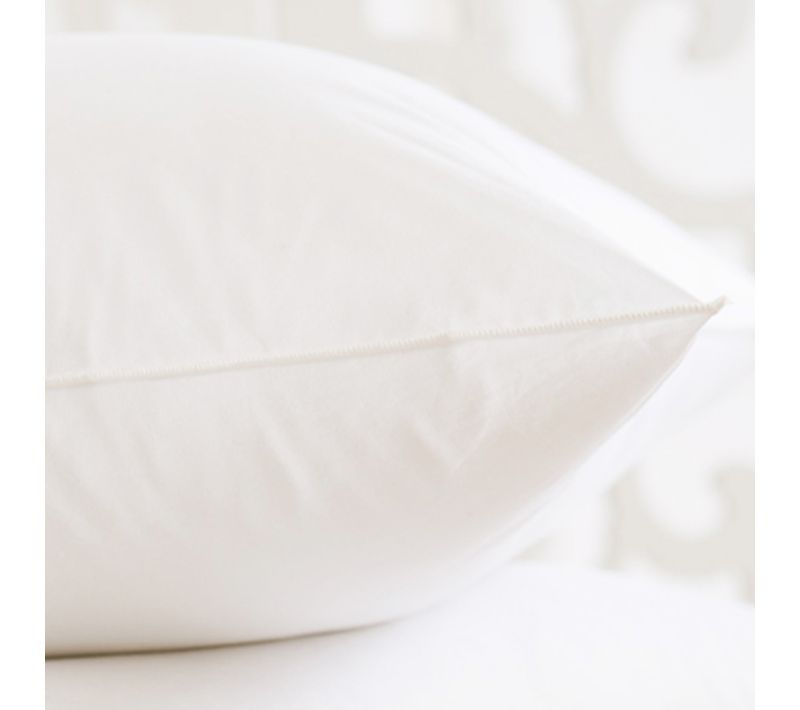 Sous-taie D'oreiller Molleton En Coton Gratté Blanc 40x60