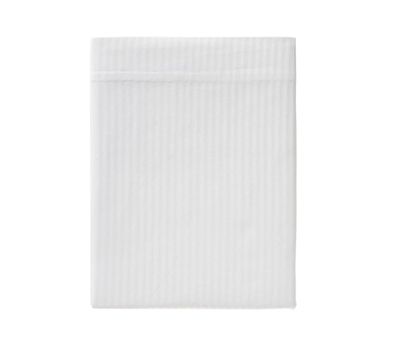 Drap De Lit En Jacquard De Satin Blanc 270x300