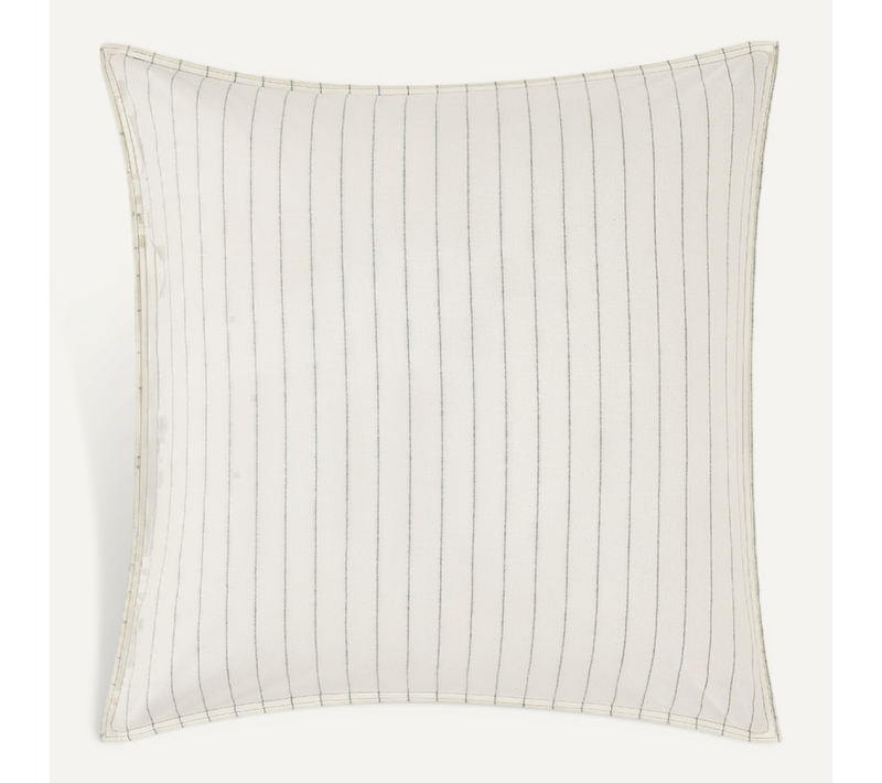 Taie D'oreiller Unie En Flanelle De Coton Beige 65x65