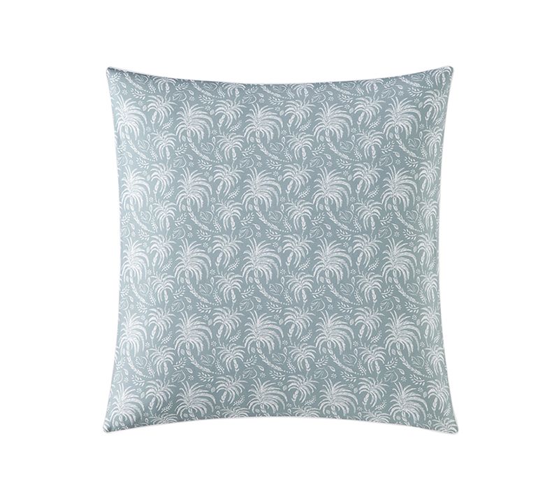 Taie D'oreiller En Percale De Coton Bleu 65x65