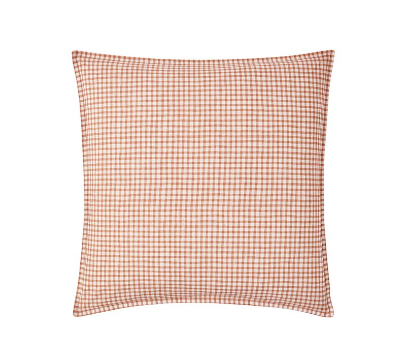 Taie D'oreiller En Percale De Coton Beige 65 X 65 Cm