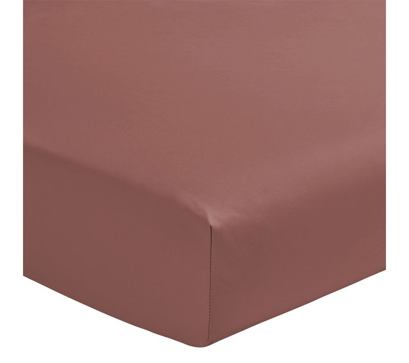 Drap Housse En Percale De Coton Rose 80x200