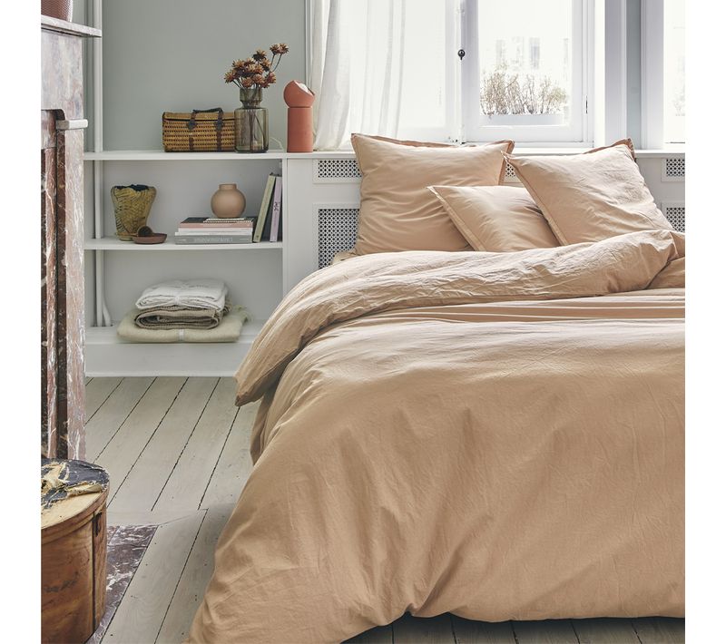 Parure De Lit En Coton Sable 240x220