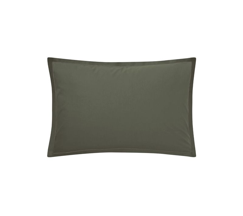 Taie D'oreiller En Coton Vert 50x70