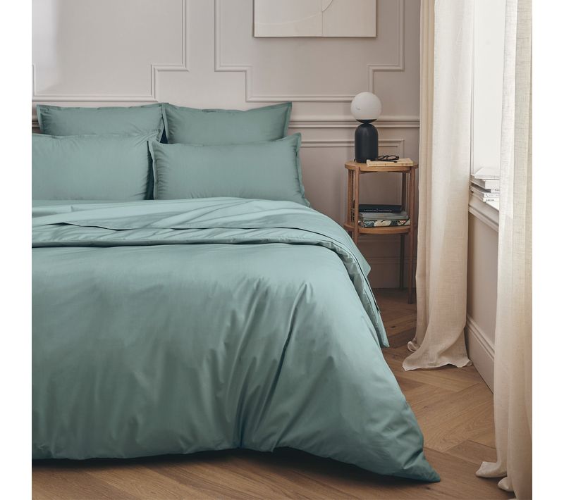 Parure De Lit En Percale De Coton Bleu Archipel 200x200