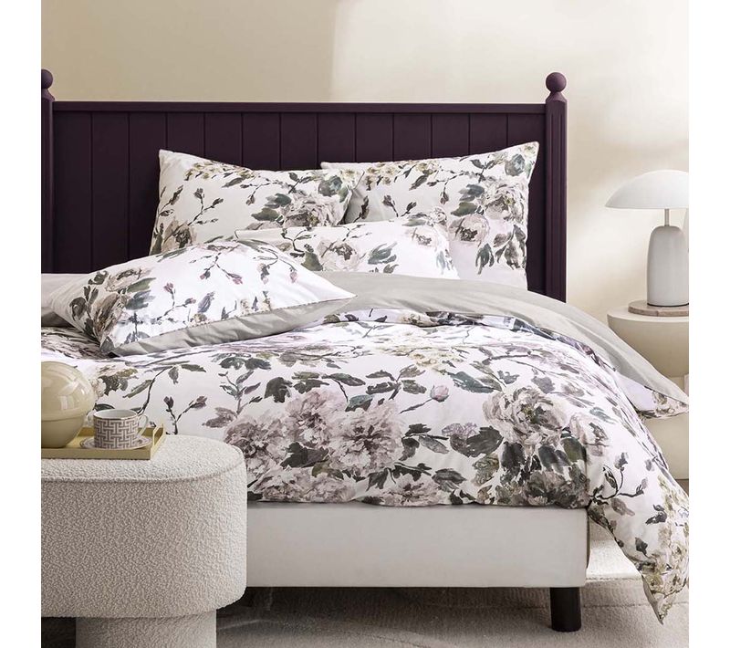 Housse De Couette En Satin De Coton Multicolore 140x200cm