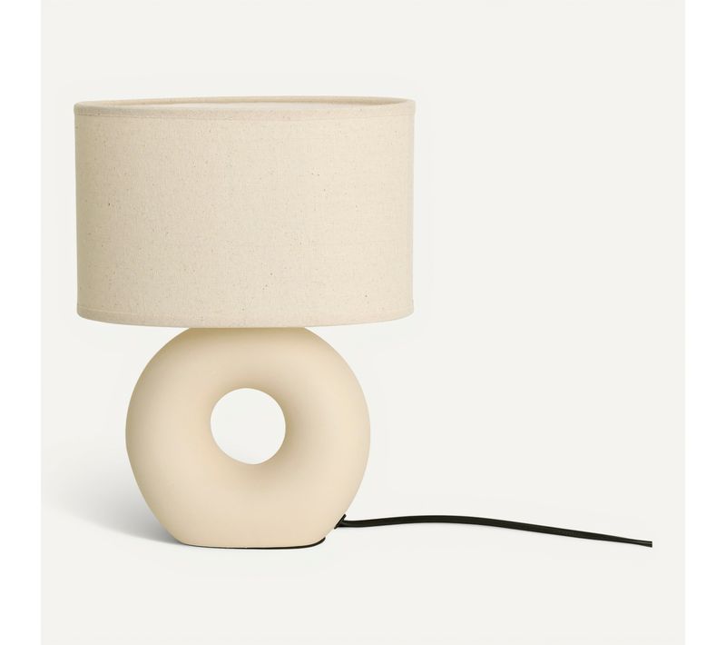 Lampe à poser H. 32,5 cm DOONUST Ecru