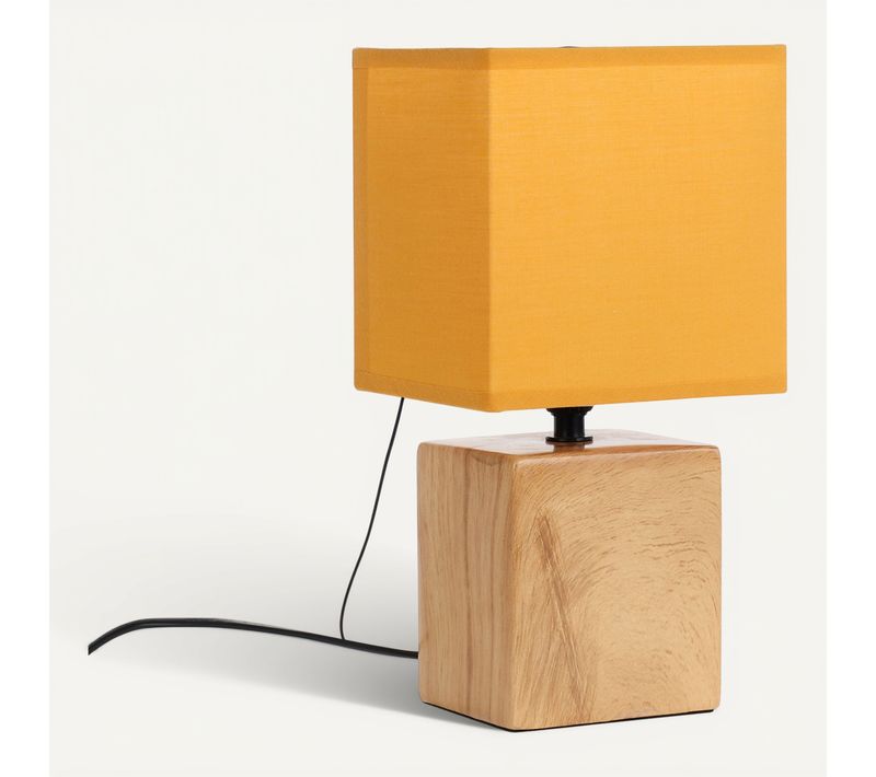 Lampe à poser H. 27 cm AMAL Jaune