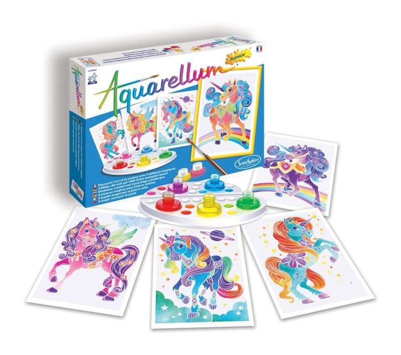 Jeu Aquarellum Junior Licornes - Pour Enfant