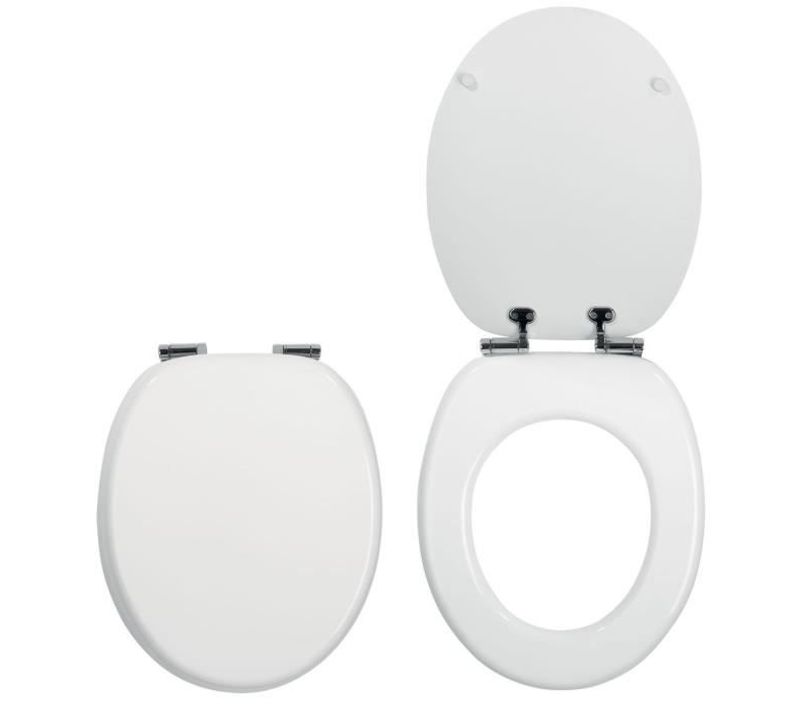 Abattant Wc Casual Woody Lux Soft Close Blanc