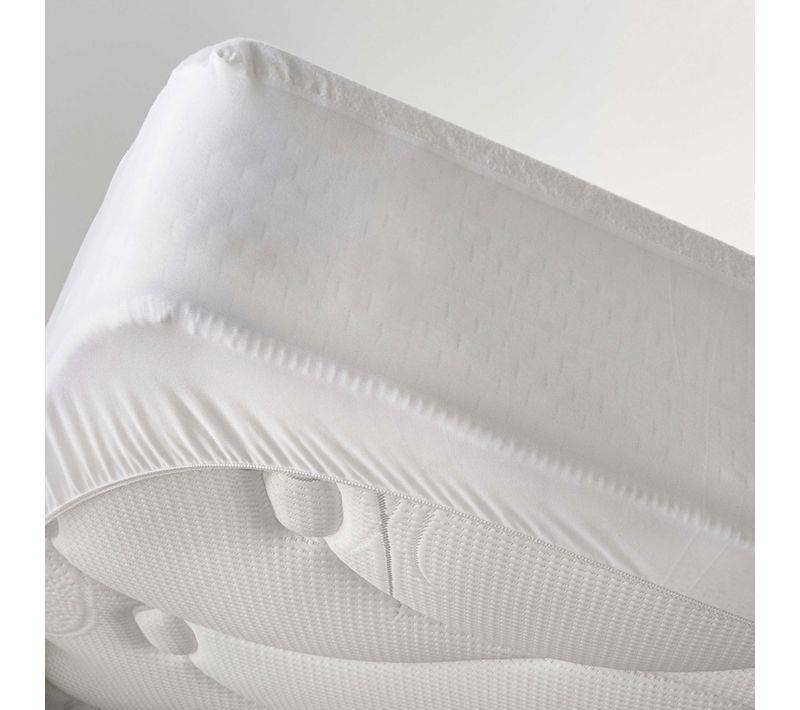 Protège Matelas 200x200 Cm - Alèse Imperméable Et Anti Acariens - Molleton 100% Coton - Silencieux