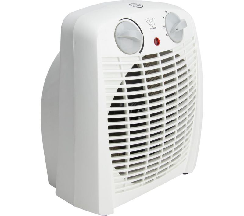 Radiateur Soufflant Portable 2000w - Blanc - Voltman