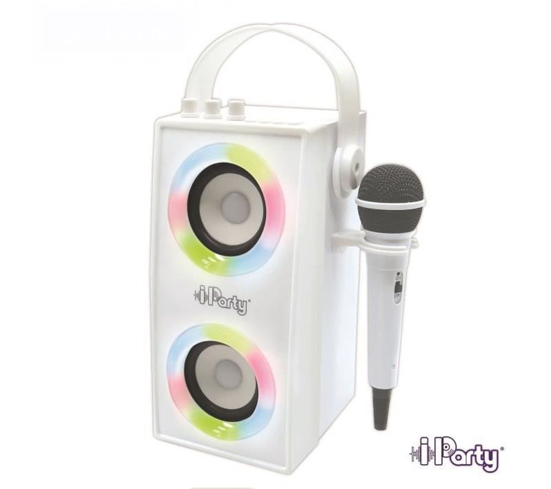 Enceinte Tendance Bluetooth Portable Avec Micro Et Effets Lumineux Iparty