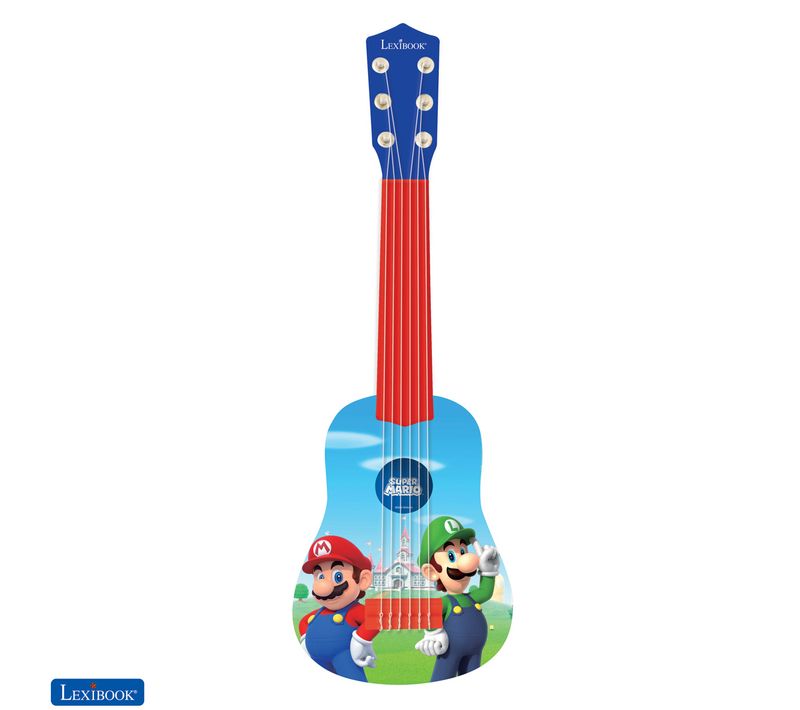 Ma Première Guitare 53 Cm Bleu Et Rouge
