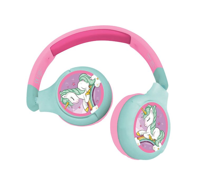 Casque 2 En 1 Licorne Bluetooth Et Filaire Avec Limitation De Son