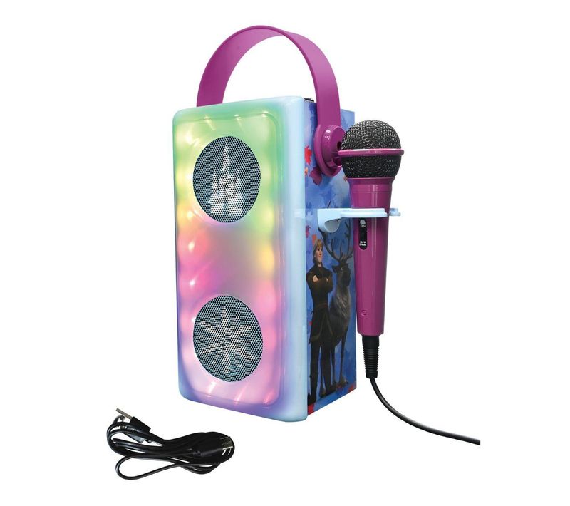 Puissante Enceinte Bluetooth Lumineuse La Reine Des Neiges Avec Micro