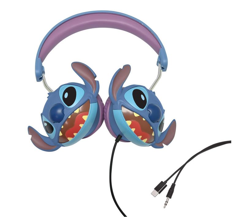 Casque Stéréo Filaire Pliable Stitch Avec Limitation De Volume D'écoute