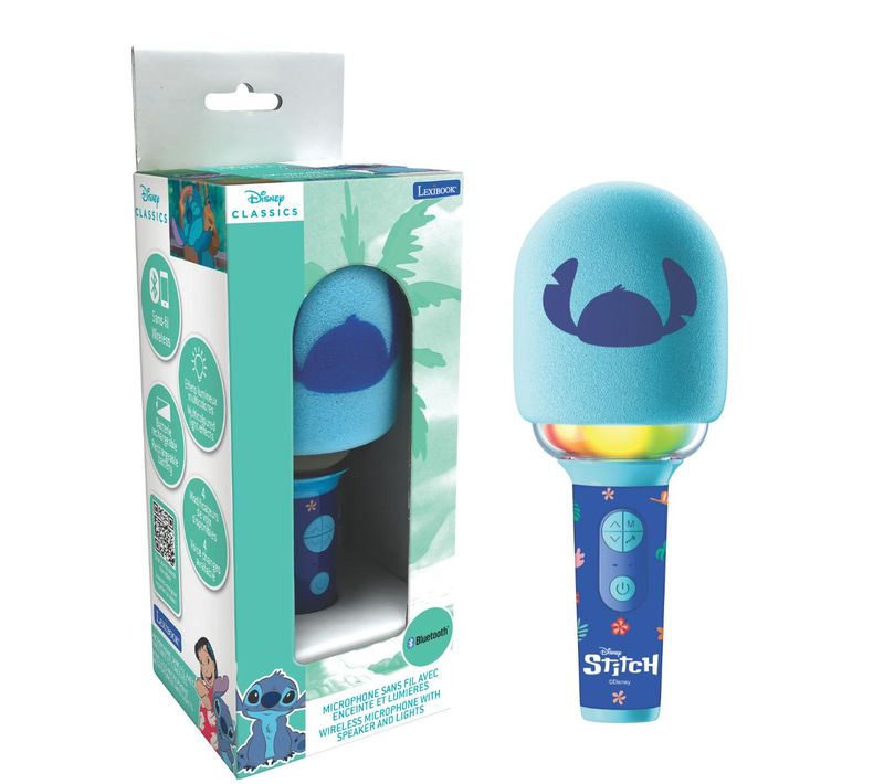 Karaoke Microphone Bluetooth/sans Fil Sitch Avec Effets Sonores Et Lumineux
