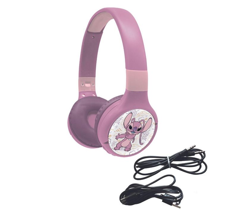 Casque 2 En 1 Stitch Angel Bluetooth Et Filaire Avec Limitation De Son