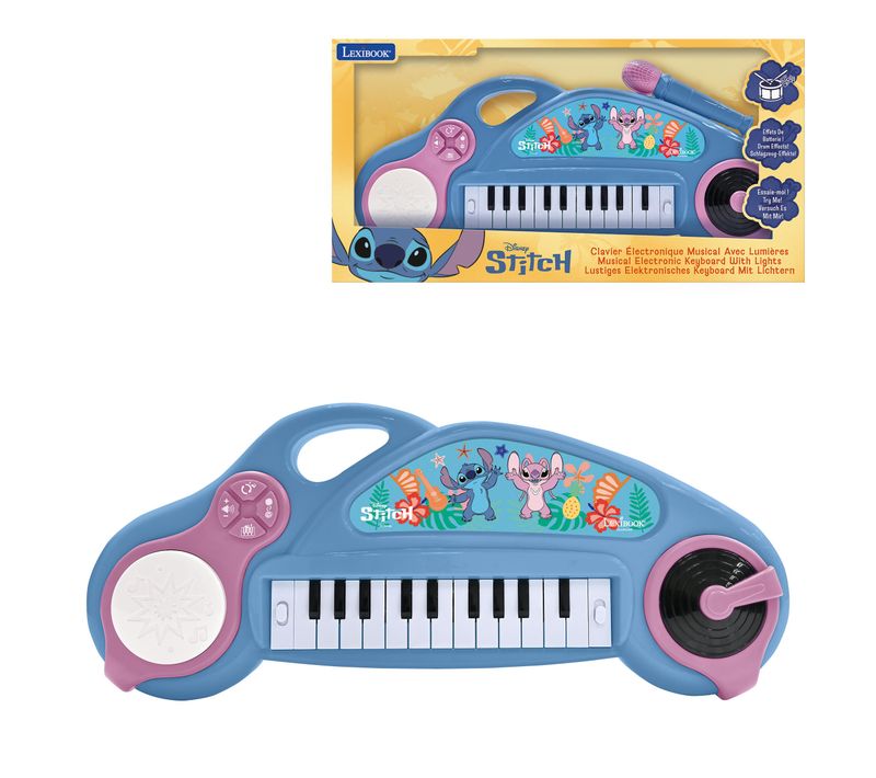 Piano Électronique Pour Enfants Stitch Avec Effets Lumineux