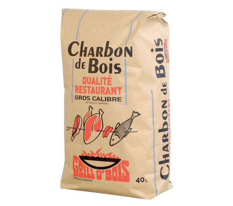 Charbon De Bois 40l "qualité Restaurant" Grill O'bois