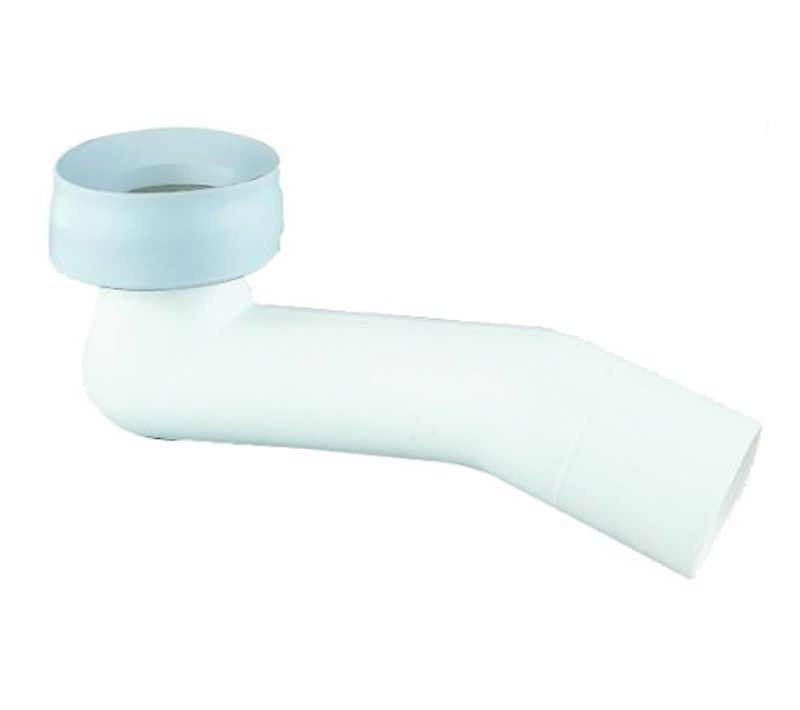 Pipe Coudée Pvc D75 Pour Cuvette Wc Aspirambo - Porcher - D5994ac