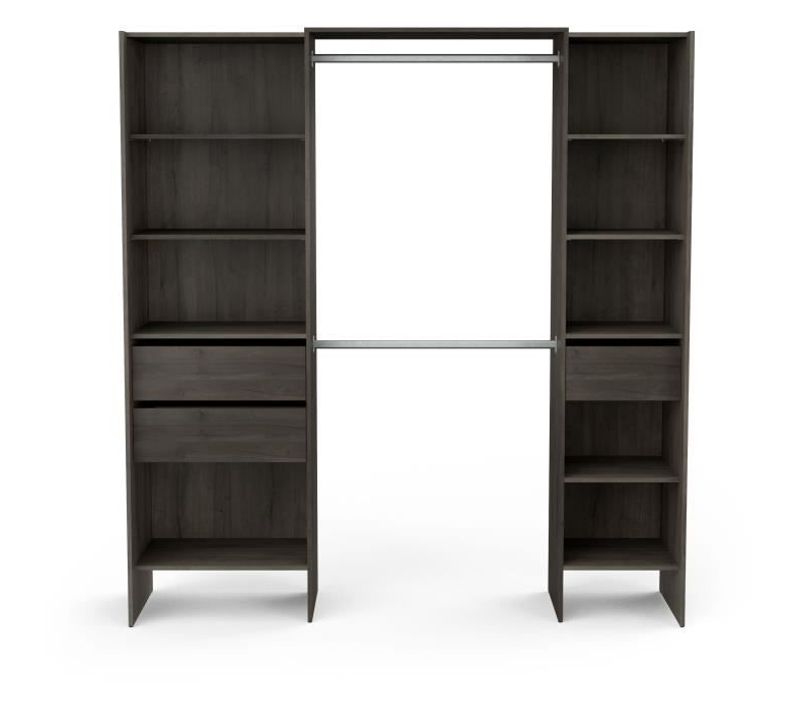 Kit Dressing Extensible - Miami - Chêne Waterford - 191,8 X 50 X 204,5 Cm -