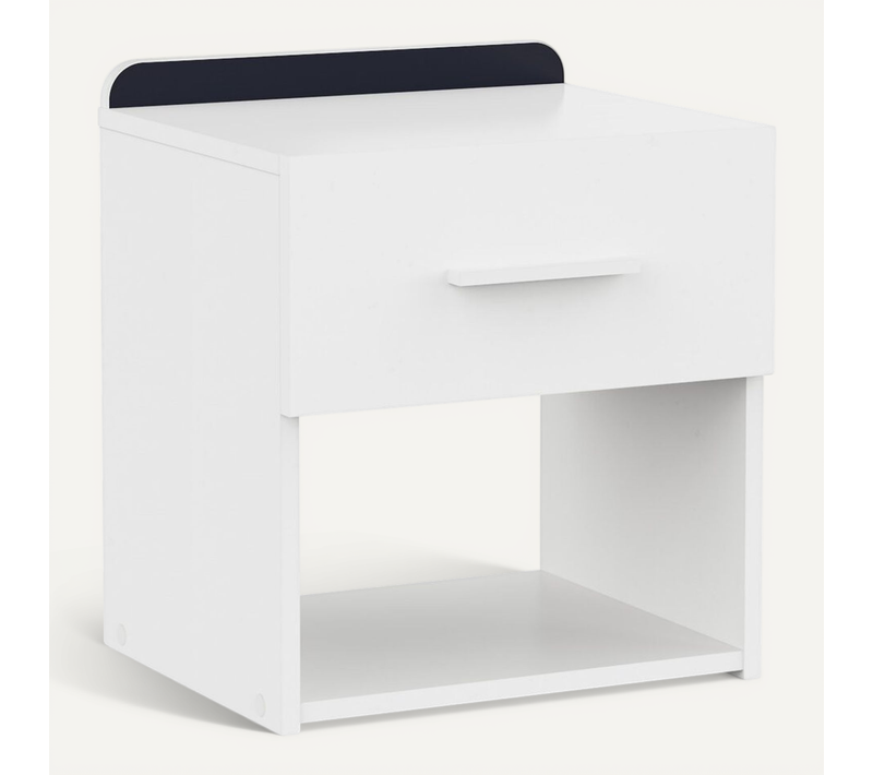 Table De Chevet "reverso" - Blanc Mat