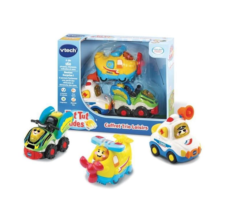 Tut Tut Bolides Coffret Trio Loisirs (avion + Formule 1 + Bus)