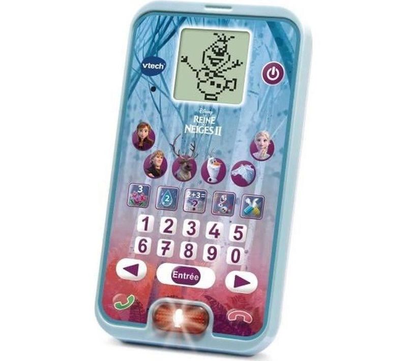 Smartphone Éducatif La Reine Des Neiges Ii — 6 Activités, 3 Jeux, Écran LCD
