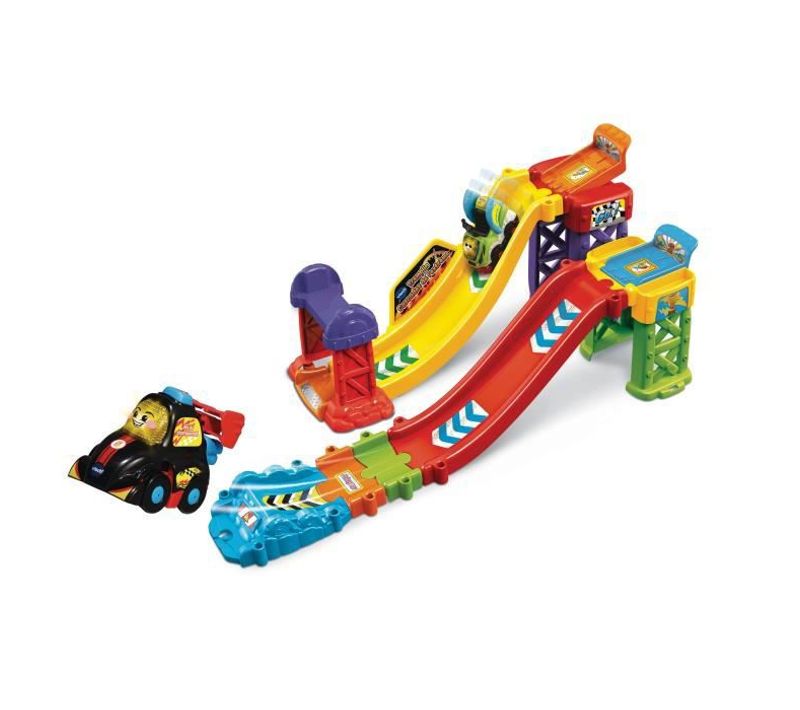 527505 Tut Tut Bolides Tremplin Cascades De L'extreme + Lucas, Le Roi Du Championnat