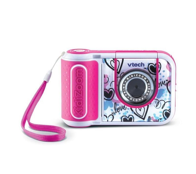 Appareil Photo Instantané Enfant Rose — 5 Mp, Écran 2,4" Et Impression Thermique