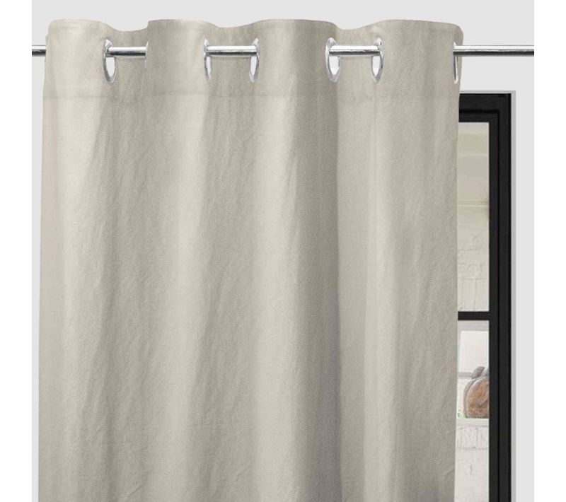 Rideaux À Oeillets Boheme Naturel 135x250