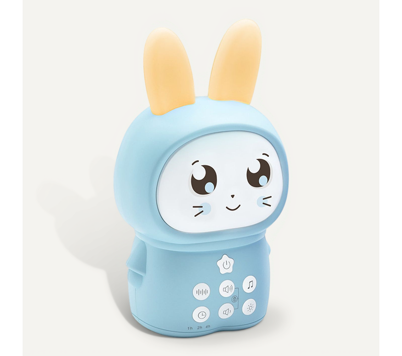 Veilleuse Lapin Flocon Avec Bruits Blancs - Bleu - 477511