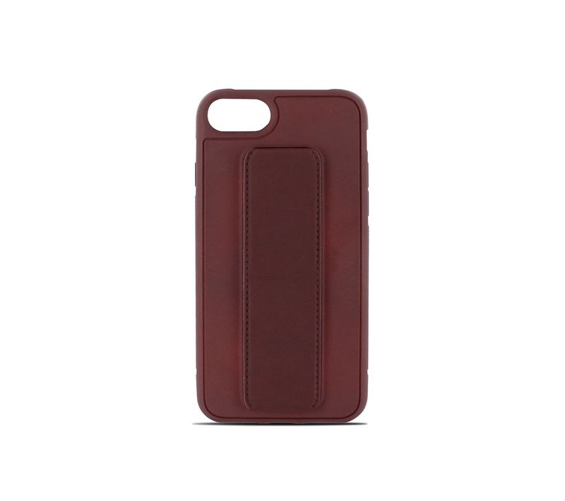 Coque Semi-rigide Magnétique Avec Support Pour iPhone 7/8/se 2020 - Bordeaux