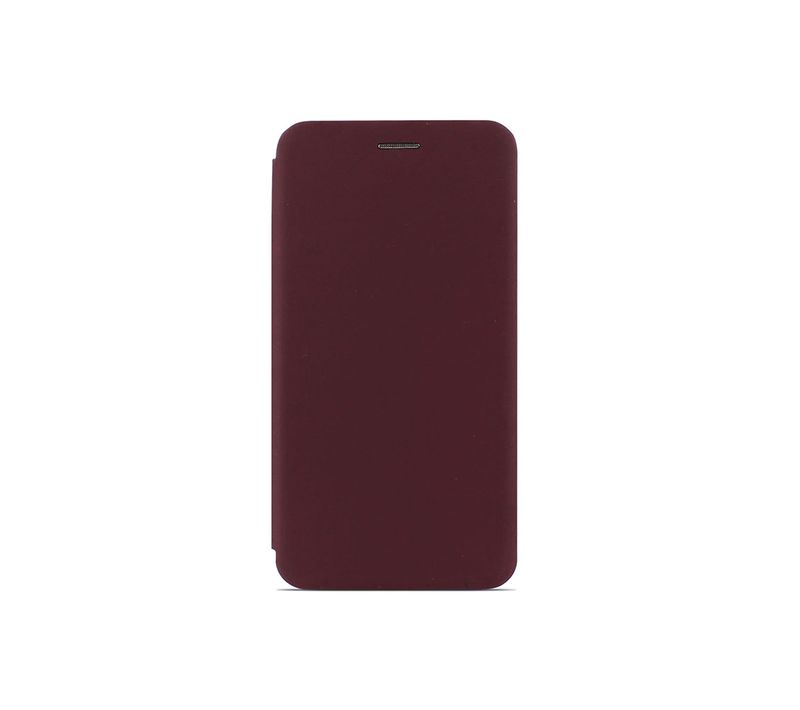 Etui Folio Soft Touch Pour Samsung A21s - Bordeaux