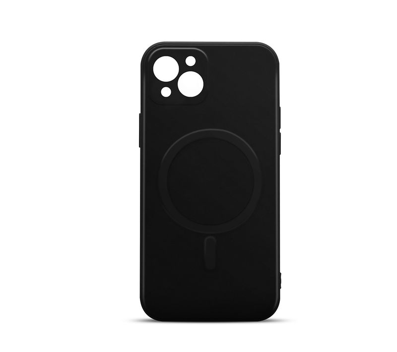 Coque Souple Compatible Magsafe Pour iPhone 13 - Noire
