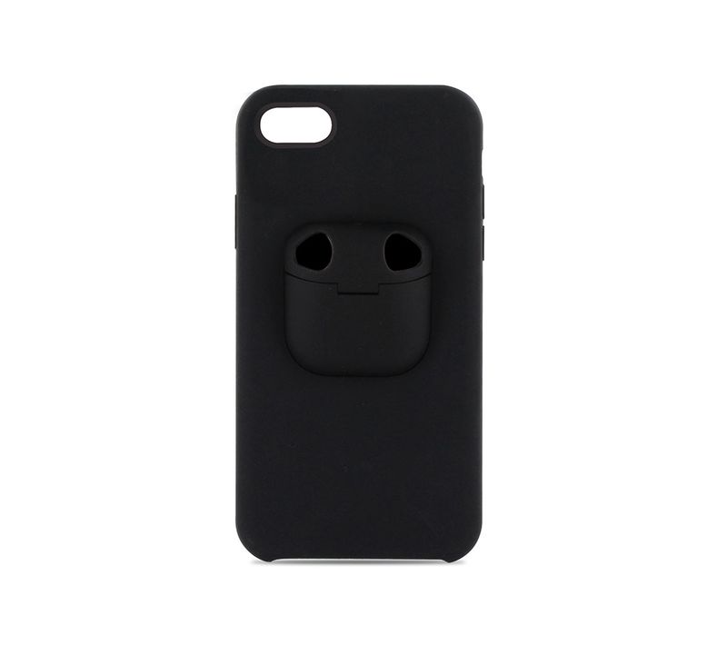 Coque Semi-rigide Ultimate Soft Touch 2-en-1 Pour iPhone 7/8/se 2020 - Noire