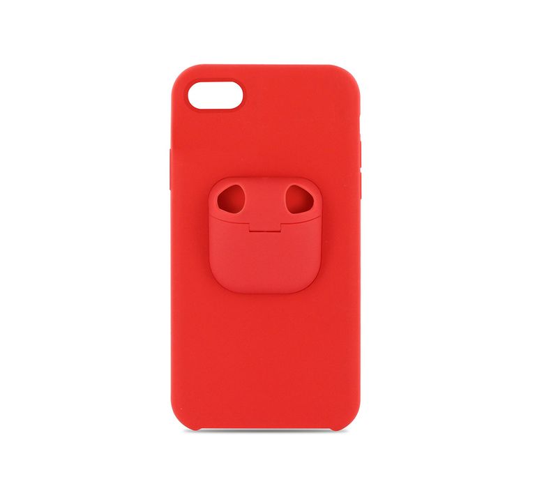 Coque Semi-rigide Ultimate Soft Touch 2-en-1 Pour iPhone 7/8/se 2020 - Rouge
