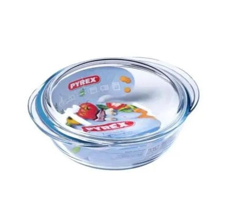 Casserole Ronde 2,1 L En Verre Borosilicate - D. 20 Cm Avec Couvercle