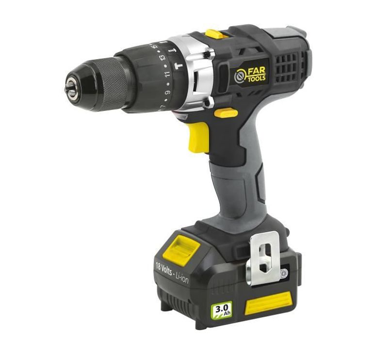 Perceuse S/fil 18v - Avec Batteries Et Chargeur - 216001