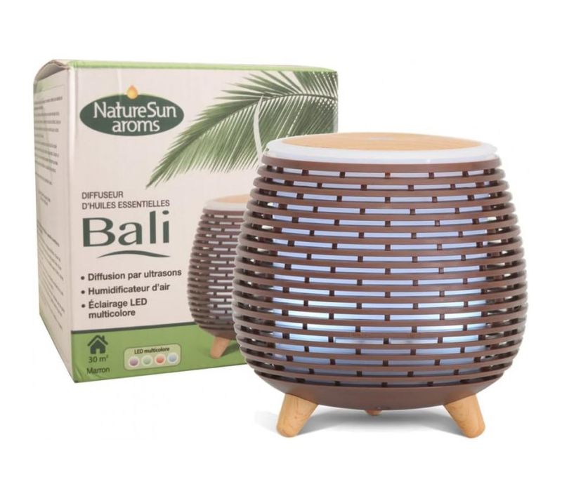 Diffuseur D'huiles Essentielles Bali Marron Natur'sun Aroms
