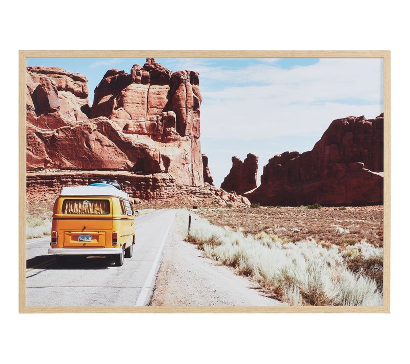 Image 70x100 cm RUNAWAY Multicolore