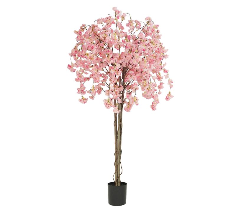 Cerisier Artificiel Retombant Rose 180cm